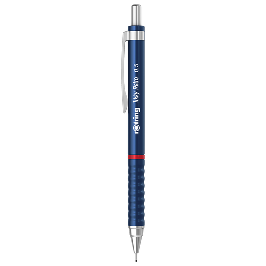 Nyomósirón 0,5mm, kék test, Rotring Tikky Retro kép