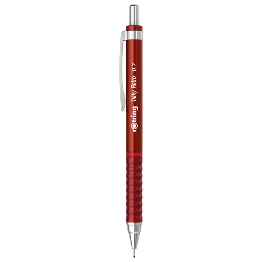 Nyomósirón 0,7mm, piros test, Rotring Tikky Retro kép