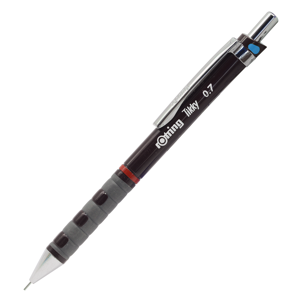 Nyomósirón 0,7mm, new bordó test, Rotring Tikky -III kép