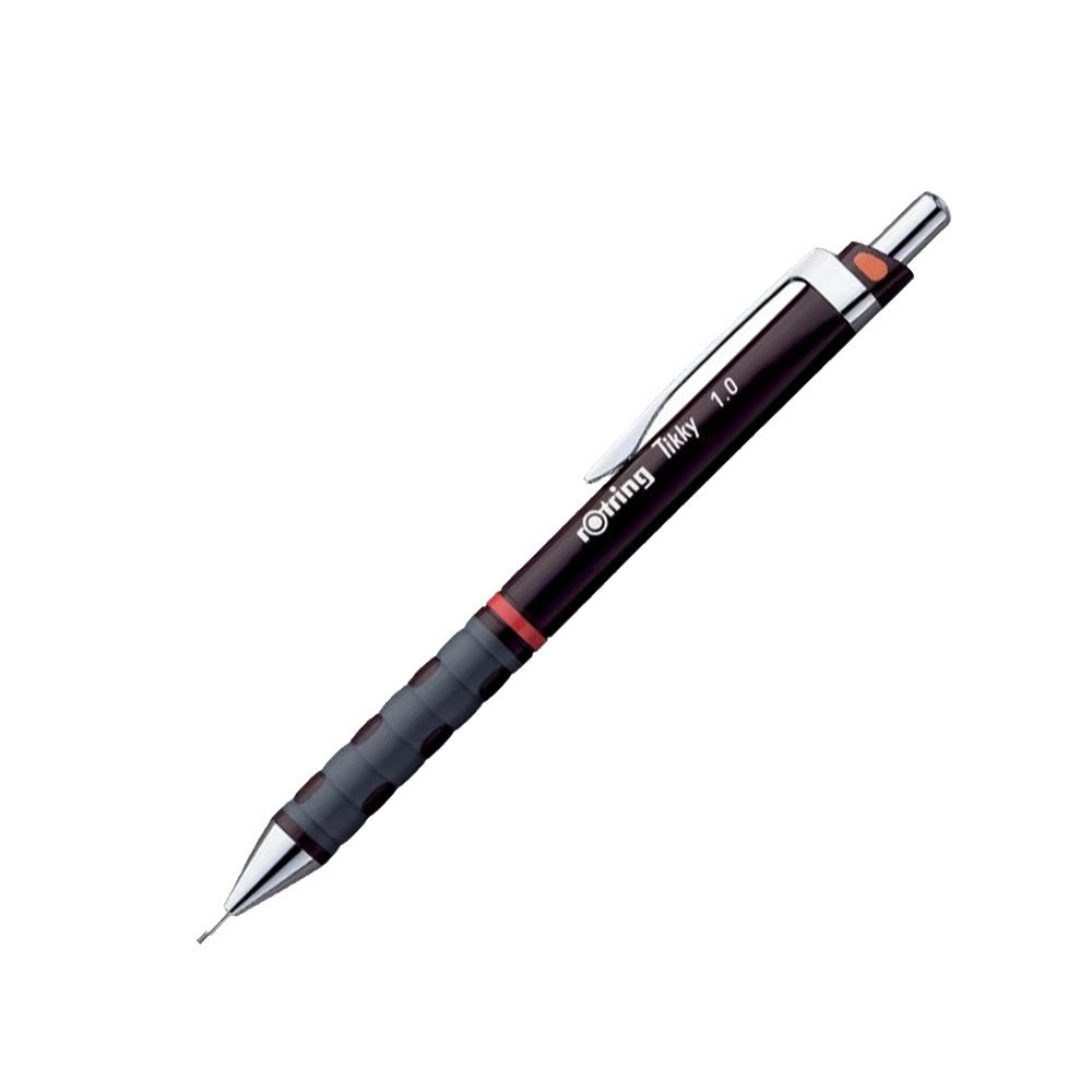 Nyomósirón 1,0mm, bordó test, Rotring Tikky kép
