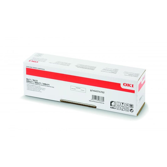 Oki B411/431 toner ORIGINAL 3K kép