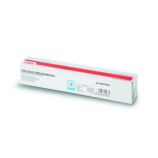 Oki C301/321/MC332/342 toner cyan ORIGINAL kép