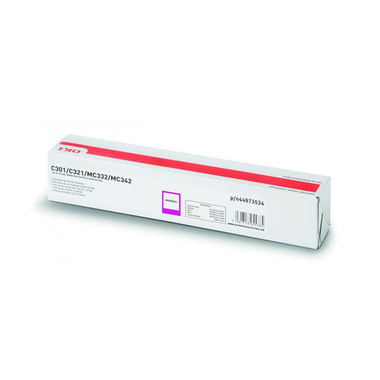 Oki C301/321/MC332/342 toner magenta ORIGINAL kép