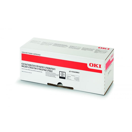 Oki C310/330 toner black ORIGINAL kép