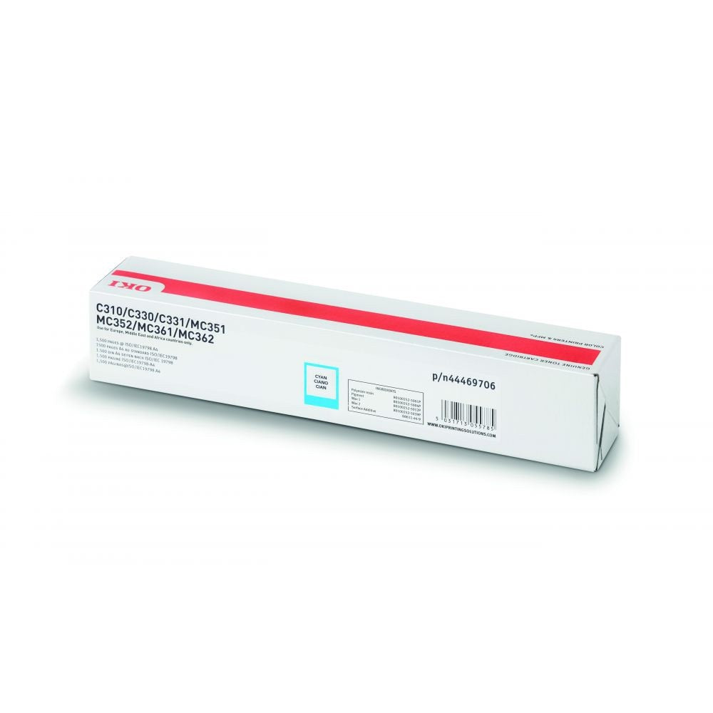 Oki C310/330 toner cyan ORIGINAL kép