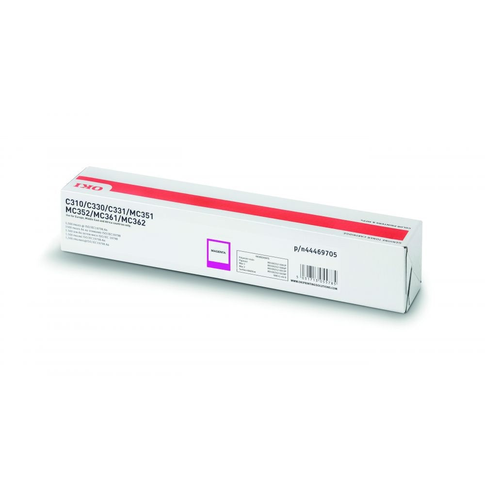 Oki C310/330 toner magenta ORIGINAL kép