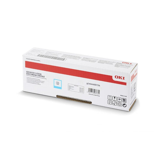 Oki C510/C530 toner cyan ORIGINAL 5K kép