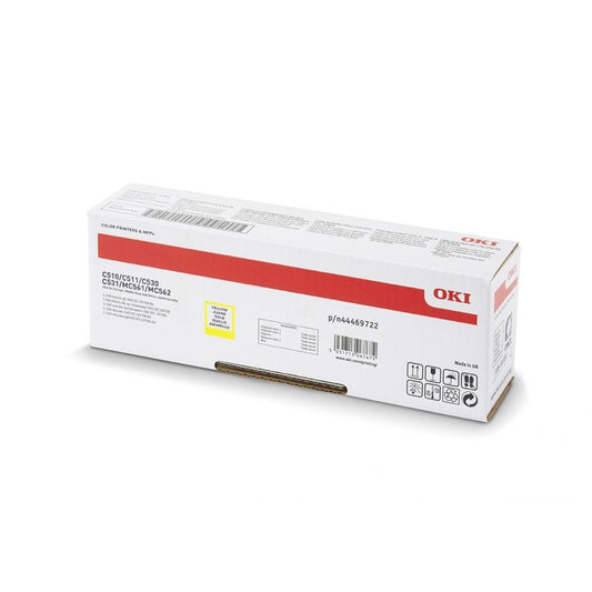 Oki C510/C530 toner yellow ORIGINAL 5K kép