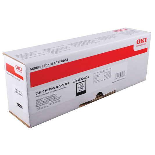 Oki C5800/C5900 toner black ORIGINAL kép
