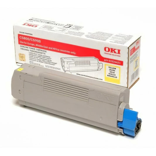 Oki C5800/C5900 toner yellow ORIGINAL kép