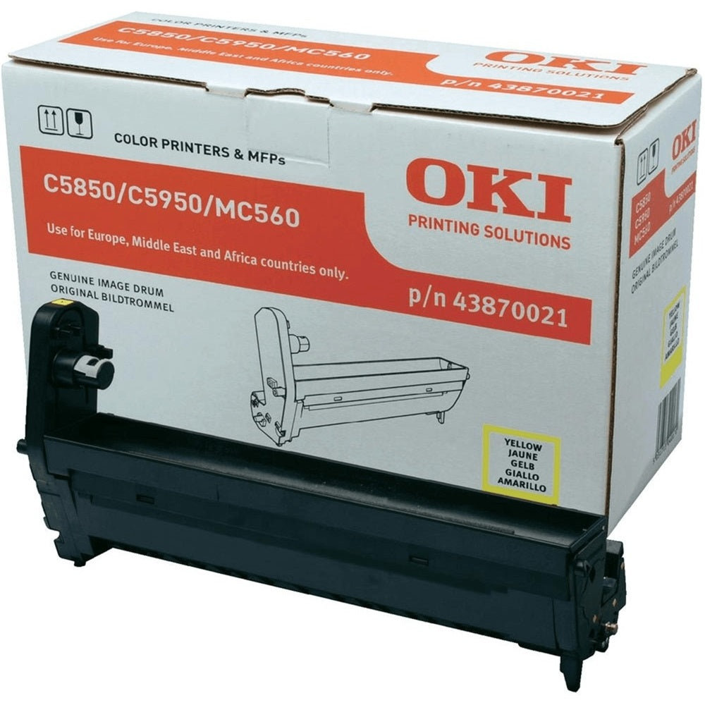 Oki C5850/C5950 drum unit yellow ORIGINAL kép