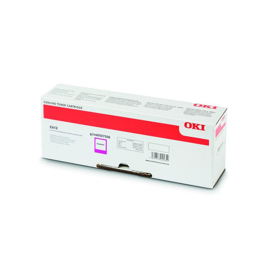 Oki C612 toner magenta ORIGINAL kép