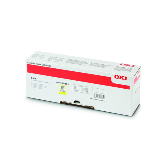 Oki C612 toner yellow ORIGINAL kép