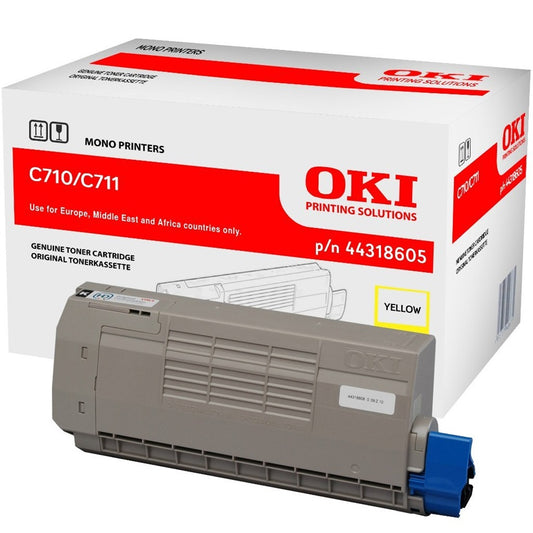 Oki C711 toner yellow ORIGINAL 11,5K kép