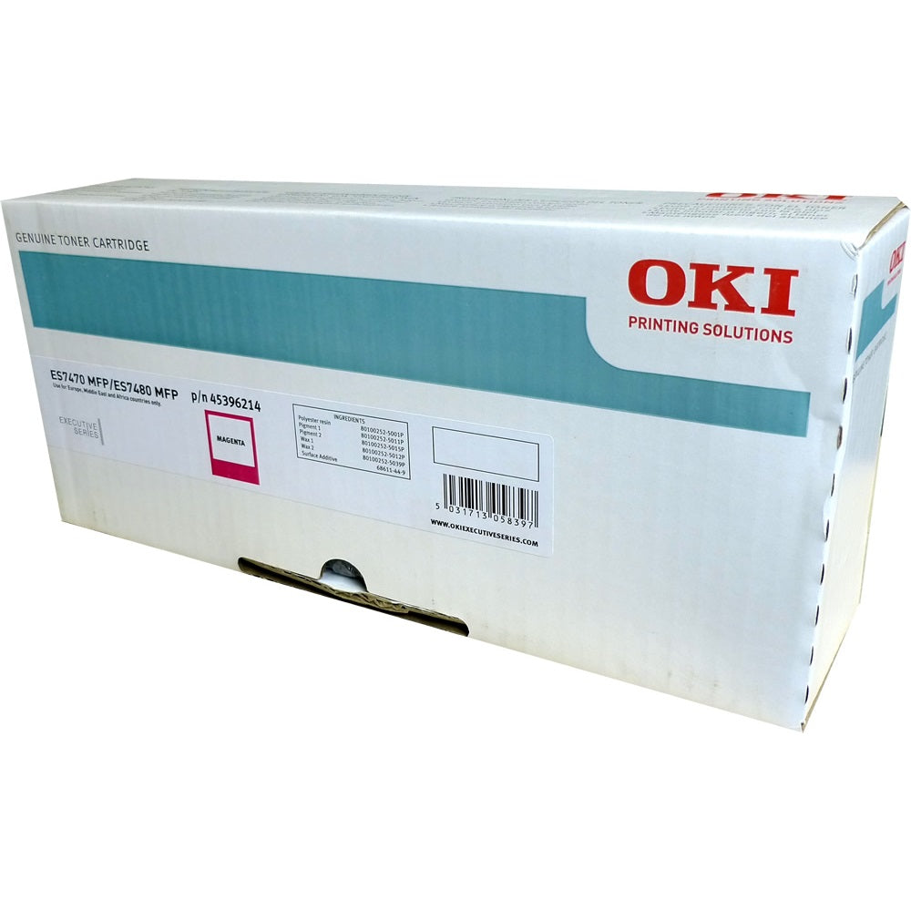 Oki ES7470/ES7480 toner magenta ORIGINAL kép