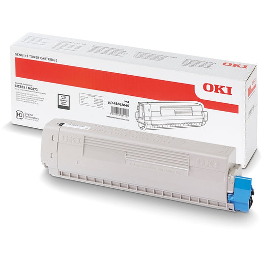 Oki MC873 toner black ORIGINAL kép