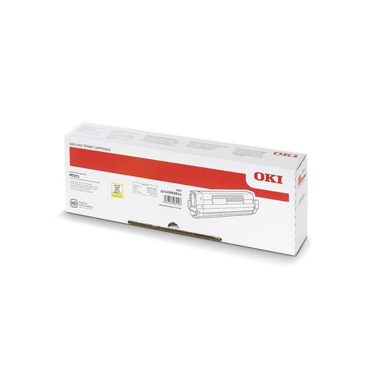 Oki MC873 toner yellow ORIGINAL 10K kép