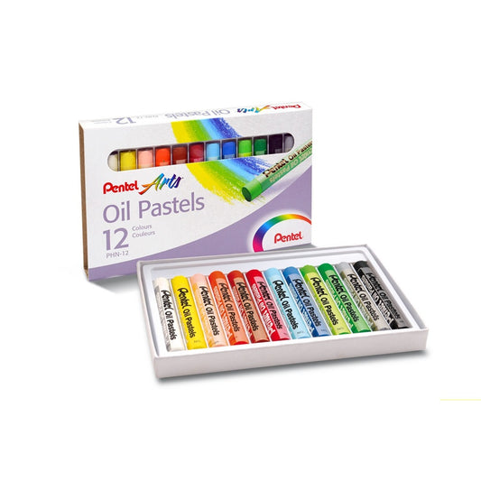 Kréta olajpasztell készlet, PHN-12U Pentel, 12 klf. szín kép