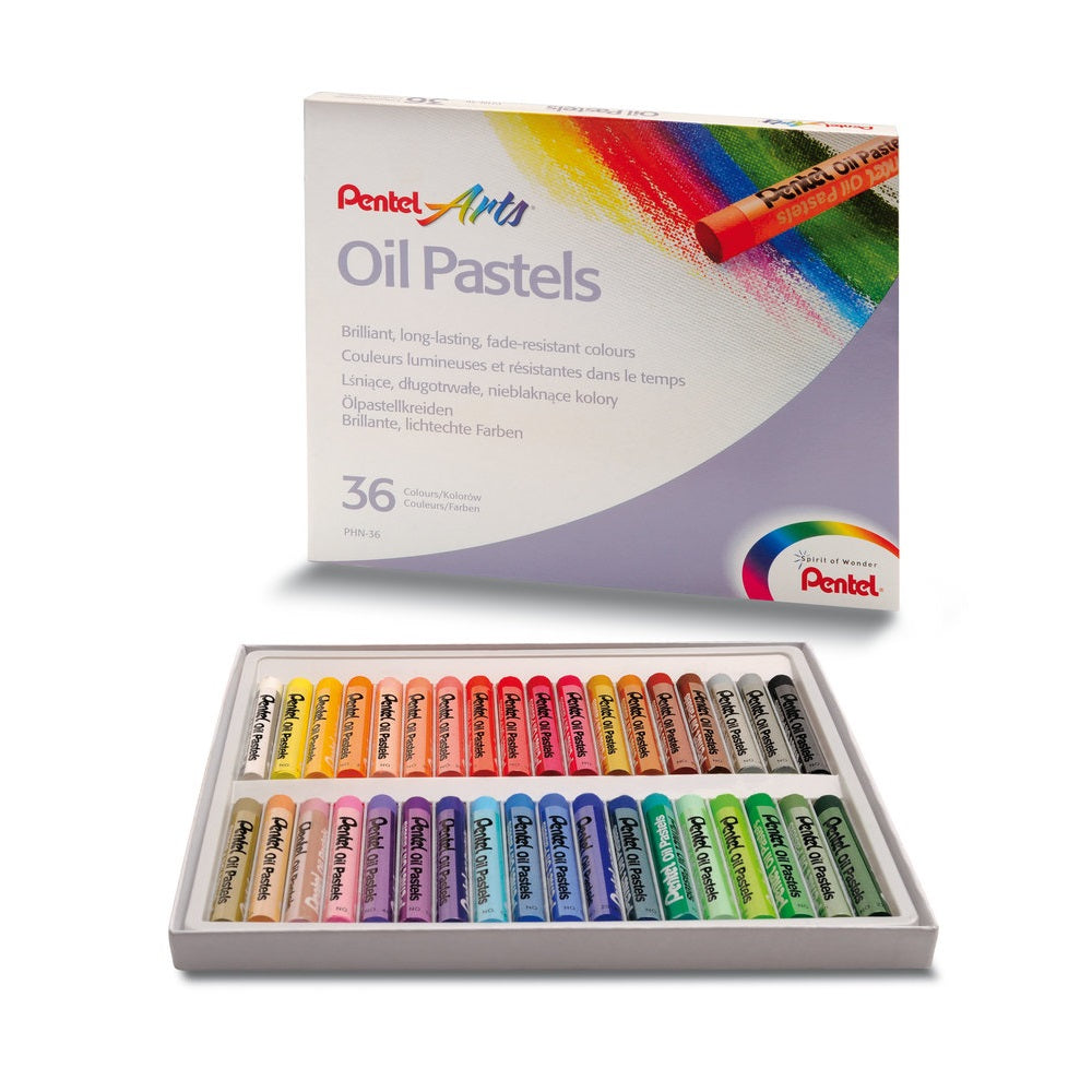Kréta olajpasztell készlet, PHN-36U Pentel, 36 klf. szín kép