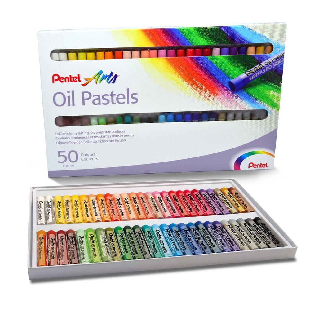 Kréta olajpasztell készlet, PHN-50U Pentel, 50 klf. szín kép