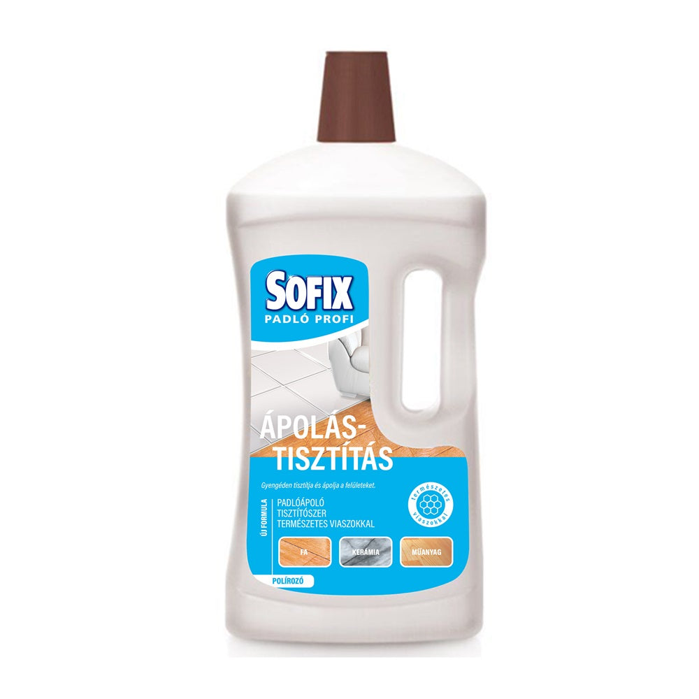 Padlóápoló 1 liter Természetes viasszal Sofix kép