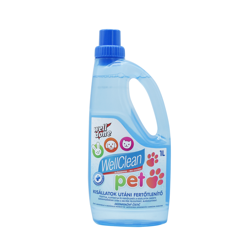 Padlótisztítószer kisállatok utáni 1 liter Well Clean PET kép