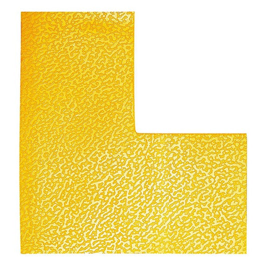 Padlójelölő L alakzat DURABLE öntapadós 100x100 mm sárga 10 darabos
