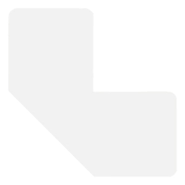 Padlómatrica DJOIS L alakú 100x100 mm 5 cm széles fehér 10 darabos