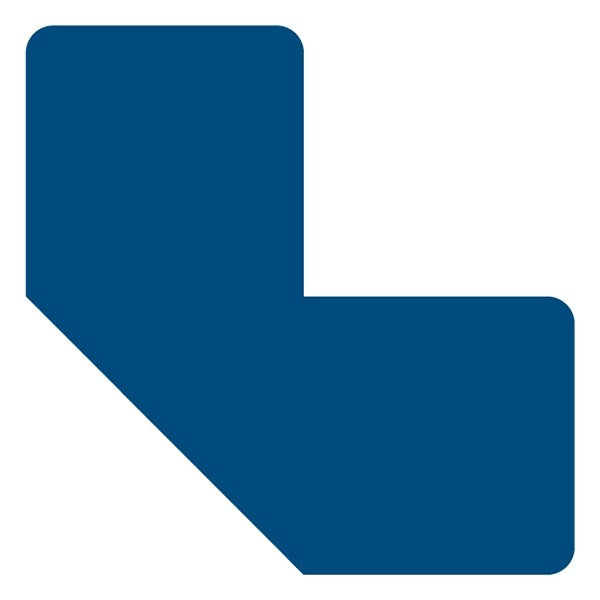 Padlómatrica DJOIS L alakú 100x100 mm 5 cm széles kék 10 darabos