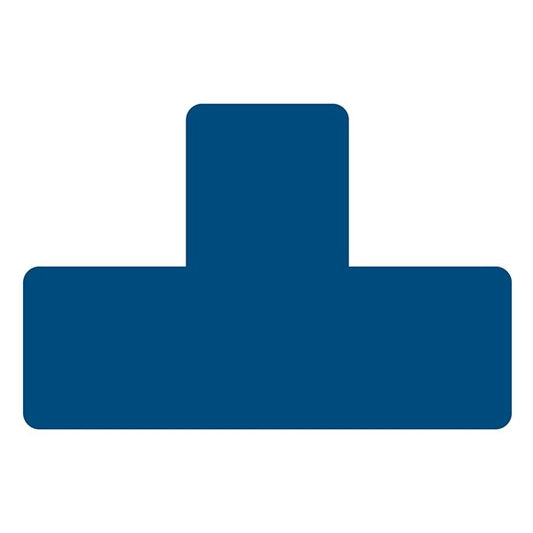 Padlómatrica DJOIS L alakú 150x100 mm 5 cm széles kék 10 darabos