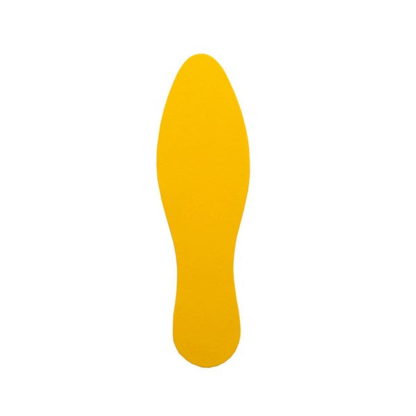 Padlómatrica DJOIS Lábnyom sárga 28x8,4 cm 10 darabos