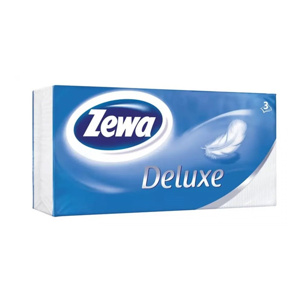 Papírzsebkendő 3 rétegű 90 db/csomag Zewa Deluxe illatmentes kép
