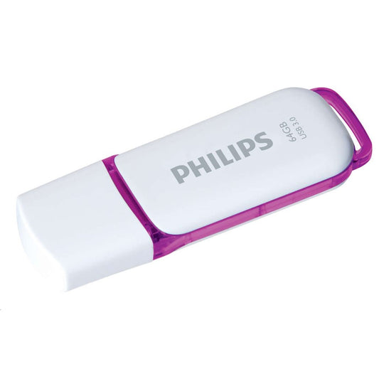 Pendrive USB 3.0 64Gb. Snow Edition Philips fehér-lila kép