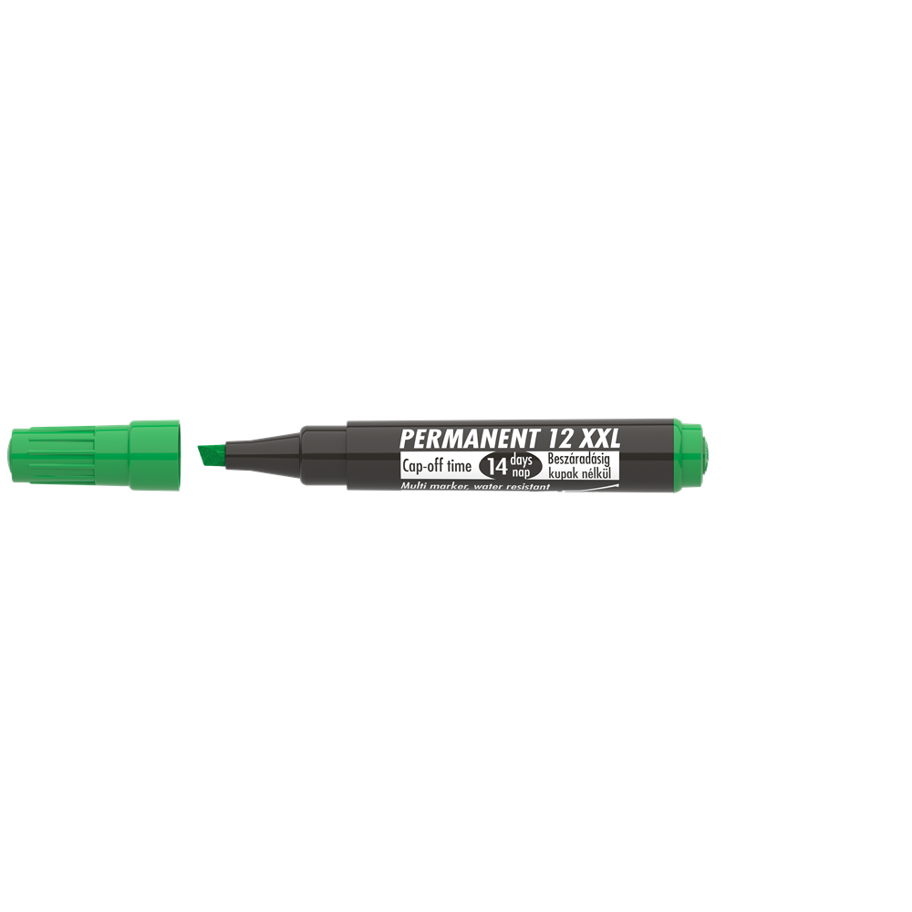 Alkoholos marker 1-4mm, vágott Ico 12XXL zöld kép