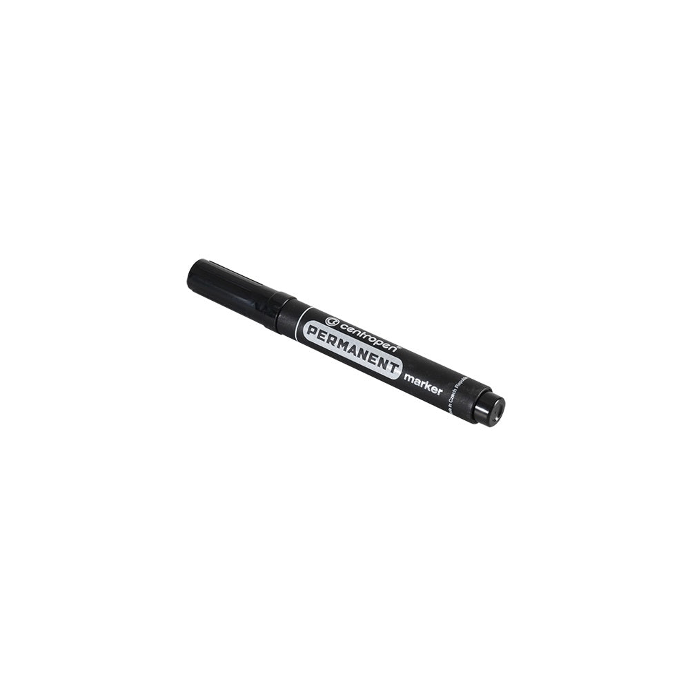 Alkoholos marker 2,5mm, kerek hegyű, Centropen 8566, fekete kép