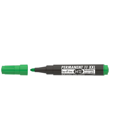 Alkoholos marker 3mm, kerek Ico 11XXL zöld kép