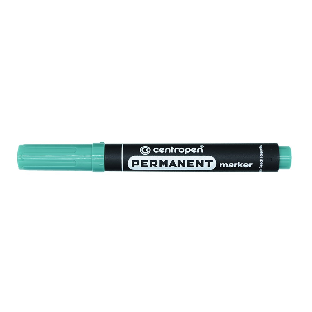 Alkoholos marker 2,5mm, kerek hegyű, Centropen 8566, zöld kép