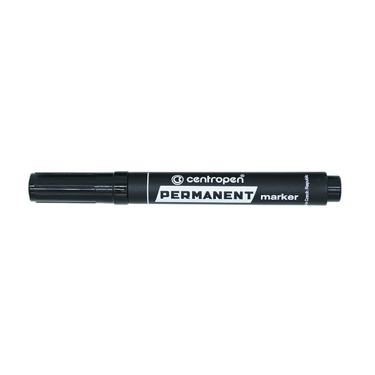 Alkoholos marker 1-4,6mm, vágott hegyű, Centropen 8576 fekete kép