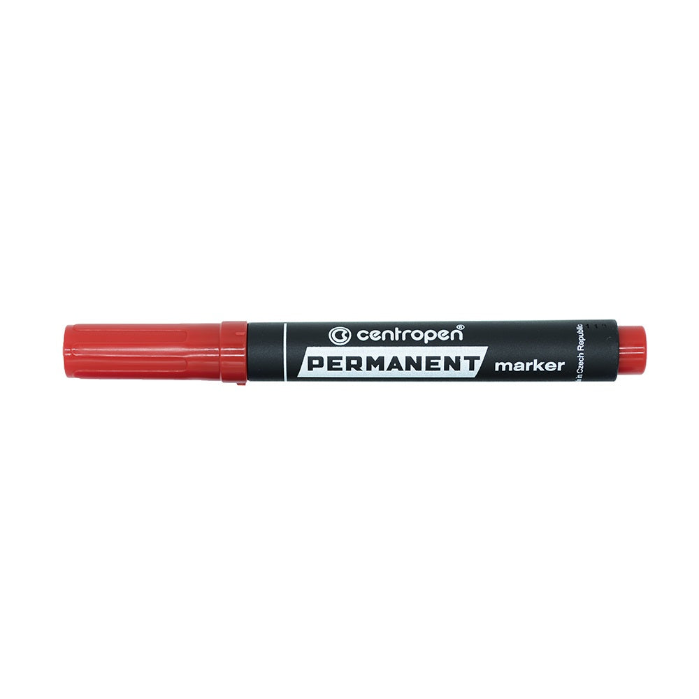 Alkoholos marker 1-4,6mm, vágott hegyű, Centropen 8576 piros kép