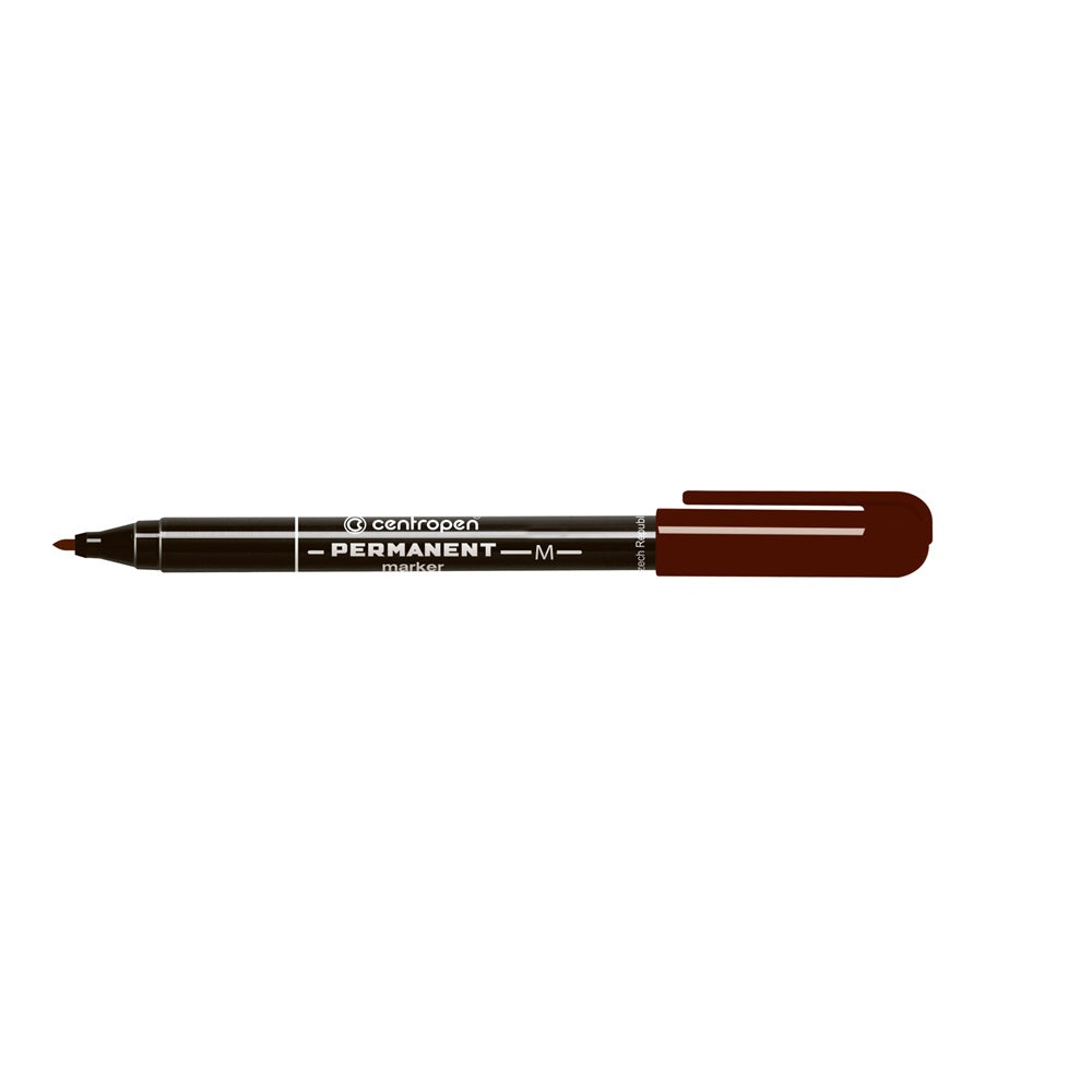 Alkoholos marker 1mm, M, Centropen 2846 barna kép