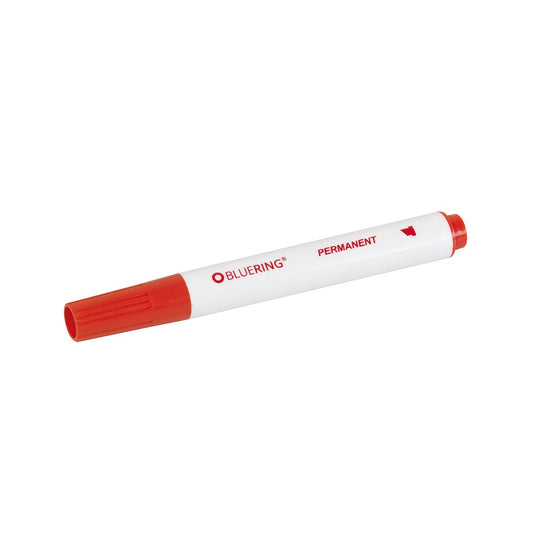 Alkoholos marker 1-4mm, vágott végű Bluering® piros kép