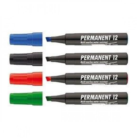 Alkoholos marker 1-4mm, vágott Ico 12 fekete kép