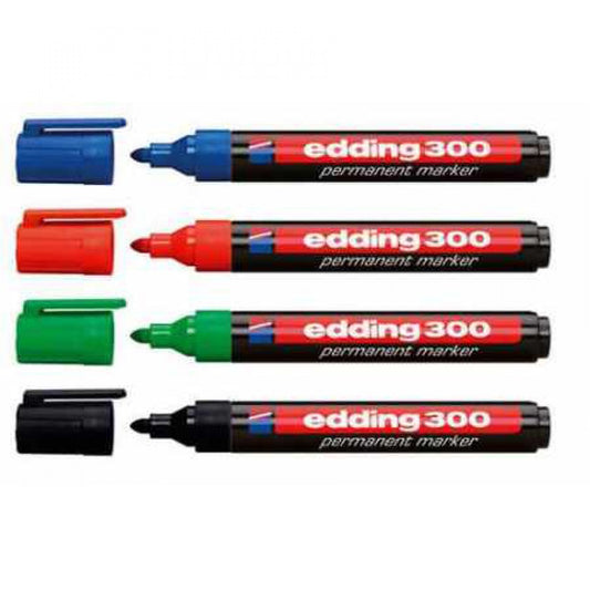 Alkoholos marker 1,5-3mm, kerek Edding 300 kék kép