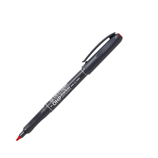 Alkoholos marker 1mm, M OHP Centropen 2637 piros kép
