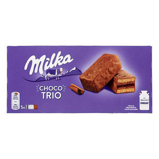 Piskóta MILKA Choco Trio 5 darabos 150 g