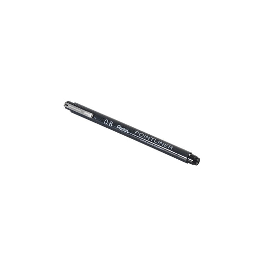 PointLiner tűfilc 0,8mm, S20P-8A Pentel fekete kép