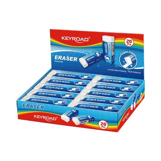 Radír, PVC 20 db/display Keyroad kép