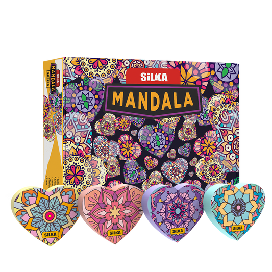 Radír, mandala, 36 db/display, Silka kép