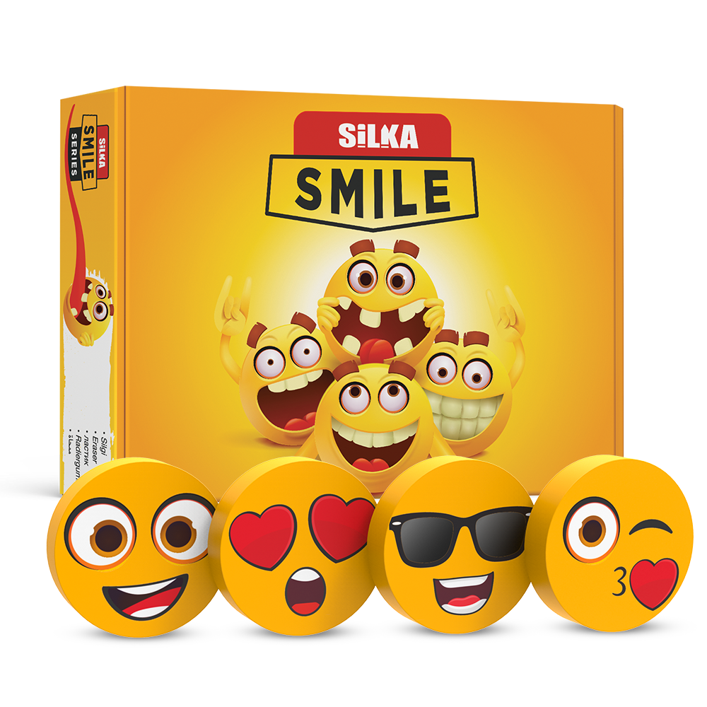 Radír, smile-kicsi, 36 db/display, Silka kép