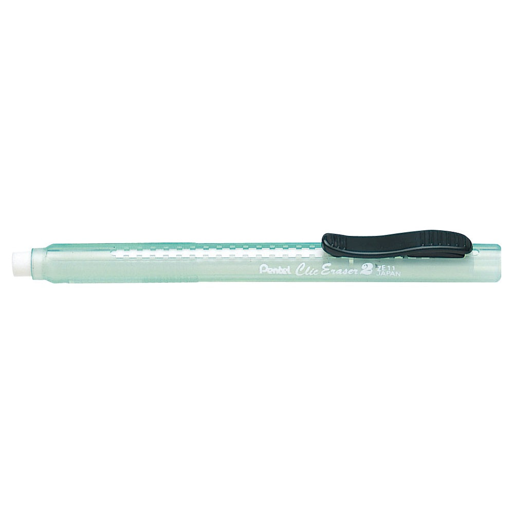 Radírceruza tolóbetétes ZE11T-D Pentel zöld test kép